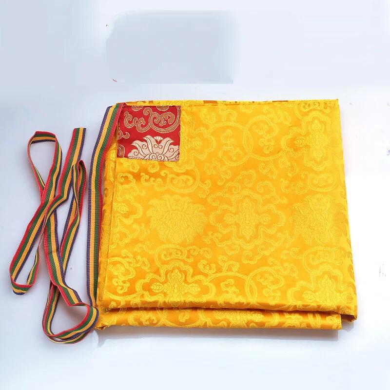 Home Textiles & Decorations - Tibetan Yellow Mandala Cloth Brocade Jacquard