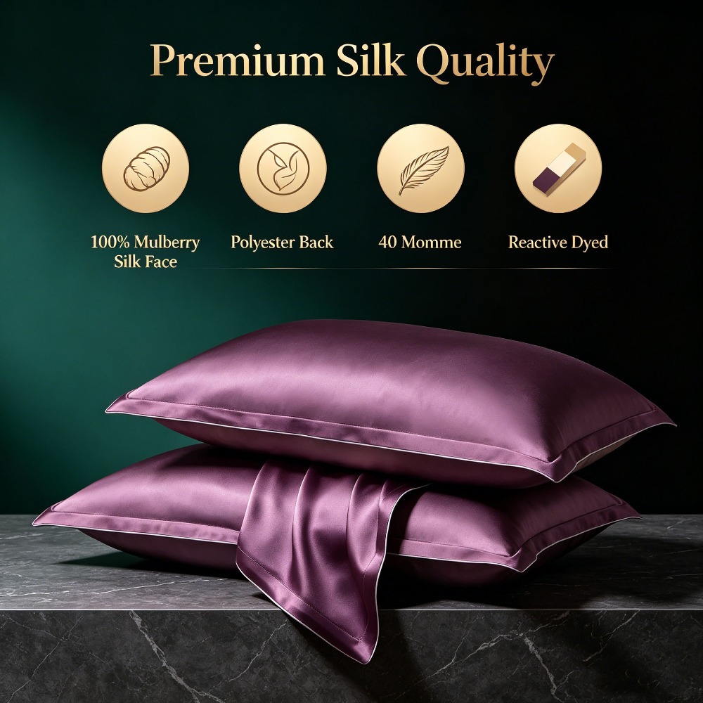 40 Momme Mulberry Silk Pillowc - Home Textiles & Decorations review and price